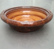 Керамический горшок Бонсай №3 коричневый 